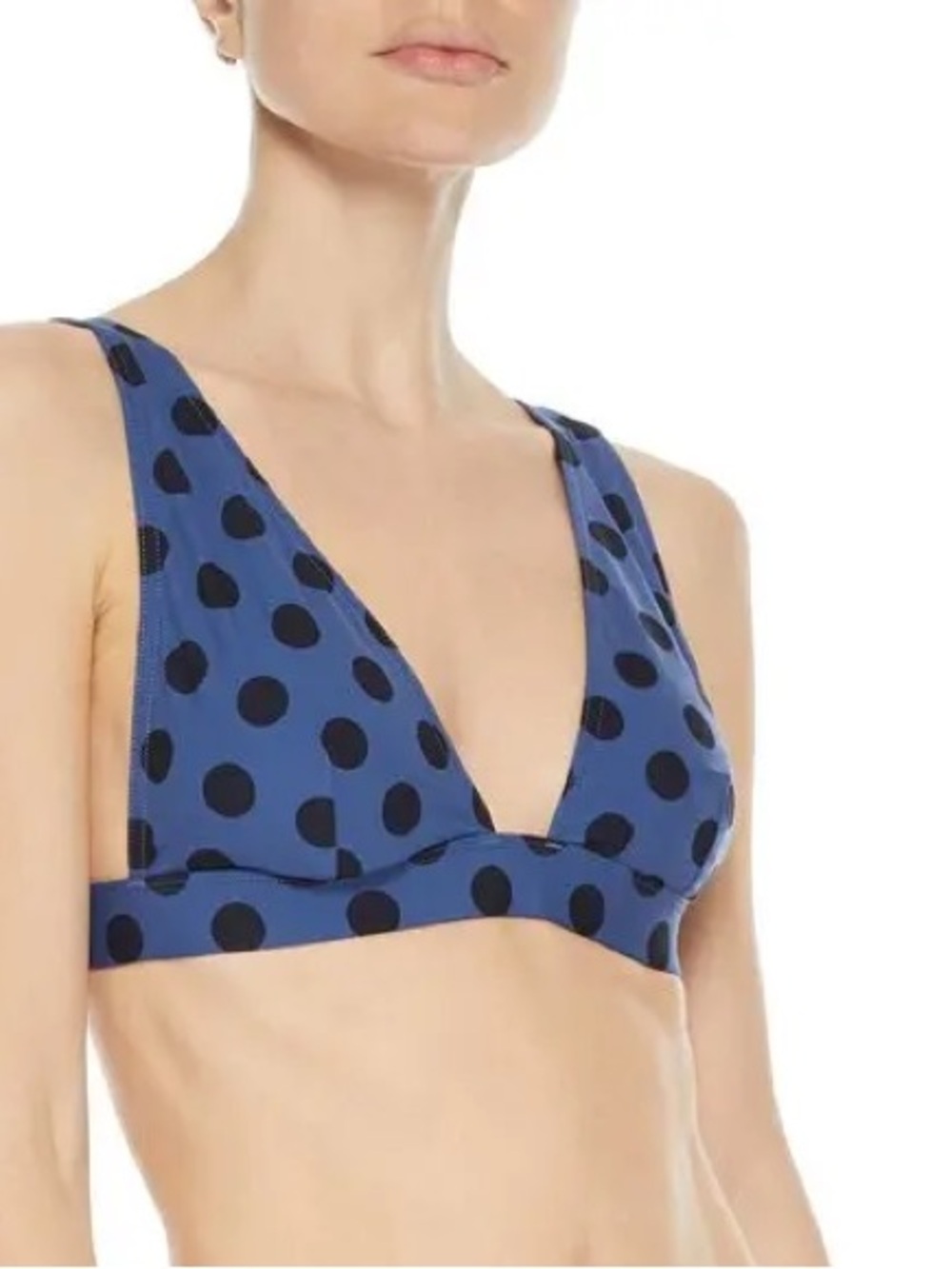 Zimmerman blue polka dot bikini top medium